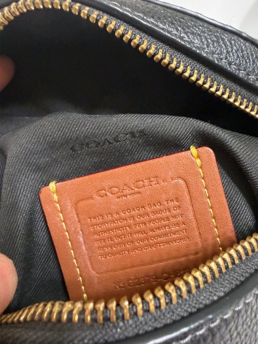 Coach Bethany Belt Bag Black Leather - Picture 2 of 13